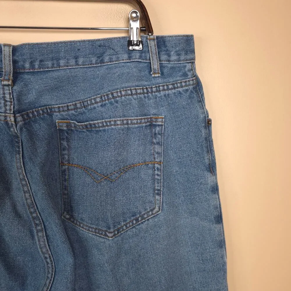 Big Creek Clothing Relaxed Fit 100% Cotton Straight Leg Jeans Size 44x32